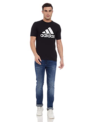 Image of Adidas Men's Solid Fitted T-Shirt