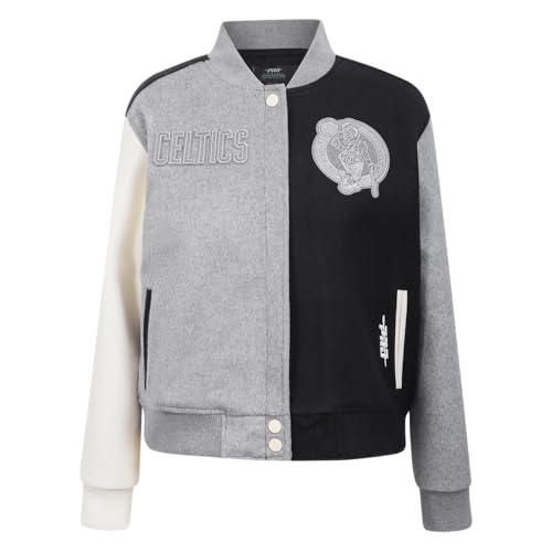 Womens NBA Reverse French Terry Wool Varsity Jacket