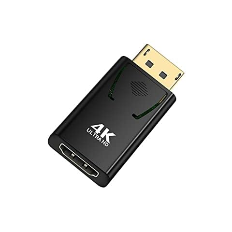 Displayport to HDMI Adapter,HIIRII 2 Pack 4K HDMI to Displayport Adapter Dp to HDMI Active Adapter Cable Compatible with Monitor,PC,Projector,4K HDTV Cover