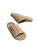PXPUIQ Chamois Leather Open-Toe Slides with natural mugwort foam pads – Family-friendly sandals suitable for indoor and outdoor gardens and walks – Fashionable and supportive footwear.