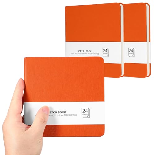 Carnet aquarelle papier 300GSM épais PATIKIL pour techniques mixtes de qualité