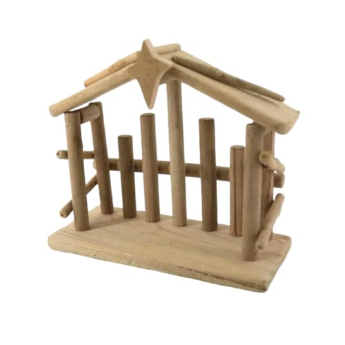 Orientalische Krippenställe 15 Super Idee Krippenstall Leere Hütte für Krippe Holzkrippe mit Stern...