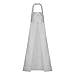 Grembiule in PVC gomma vorkerk Plavitex 120 x120cm, macellaio grembiule butcher grembiule, Bianco