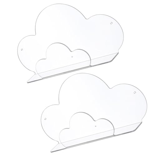 Étagères flottantes forme de nuage UKCOCO set support mural étagère cuisine chambre design - 2