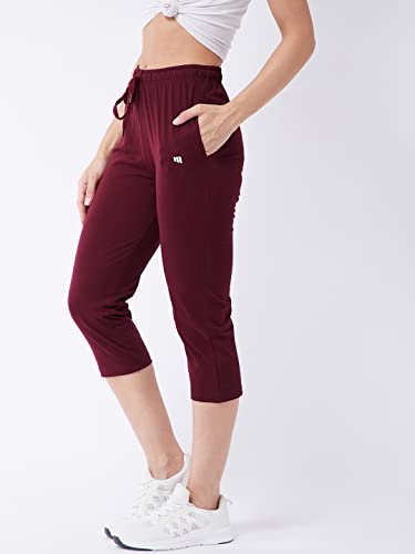 Image of Modeve Women Solid Cotton Blend Capri for summer|| Summer Wear