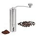Produktbild wenco Premium Kaffeemühle, Manuell, Verwendbar als Espressomühle und Coffee Grinder, Verstellbarer Mahlgrad, 16,5 x 4,5 x 22 cm, Edelstahl, Silber