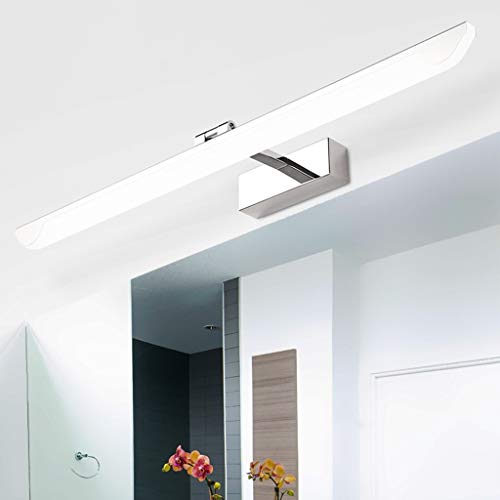 Lampe de meuble-lavabo à LED moderne de 63cm pour armoire de miroir salle de bain lumière chaude