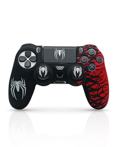 UtmostXP Funda de Silicona para Mando Original PS4 (Rojo)