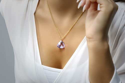 Collier de tanzanite en or Anemone : un bijou artisanal d'exception