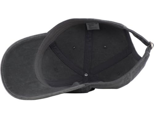 Image of Vintage Washed Cotton Baseball Caps Men Women Adjustable Unstructured Low Profile Dad Hat