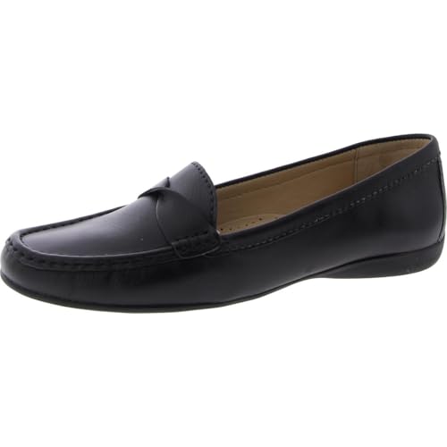 Women's Genuine Leather Casual Comfort Slip on Loafers