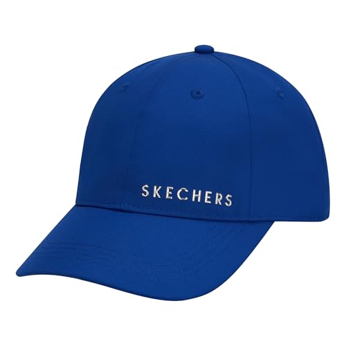 Image of Skechers Women Skech-Shine FOIL Baseball HAT Blue