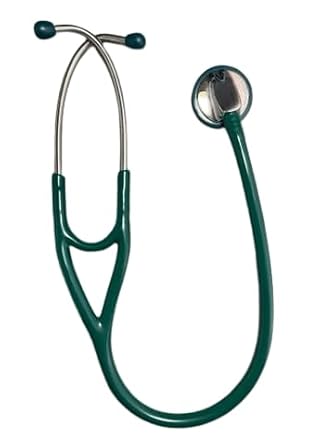 Lane Instrument - Deluxe Cardiology Stethoscope, Multiple Colors Available Hunter Green