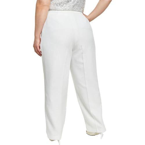 Anne Klein Womens Plus Tweed Trouser Pants2