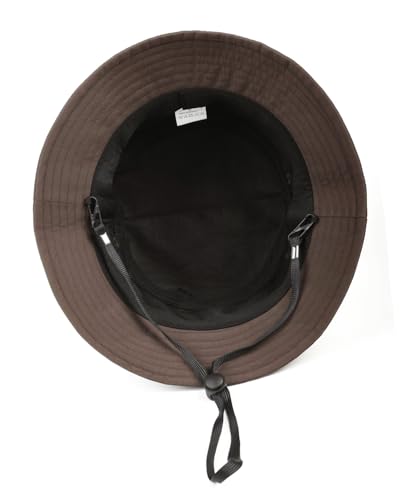 Image of XXL XL L Bucket Hat For Big Heads,M S Quick-Dry Travel Sun Hat With Chin Strap,Lightweight Summer Fisherman Hat Packable