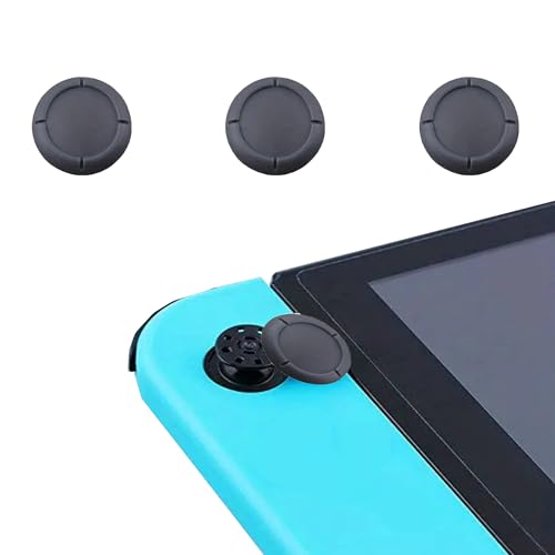 KirinDen Switch�p �����p�X�e�B�b�N�L���b�v 4�L�b�g Switch/Lite/(�L�@EL���f��)�Ή� �n���h�� �����p�W���C�X�e�B�b�N�L���b�v ���Ӌ@�� �z�R���h�~ �S�ʕی� �X�C�b�`�p ���K�ȃO���b�v ���t���ȒP �O���[