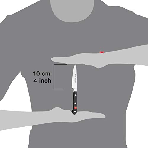 Foto von WÜSTHOF Classic Gemüsemesser 10 cm, Schwarz,silber