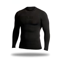 Camiseta Térmica Deportiva de Compresión Unisex | ...: CONFORT TÉRMICO. Diseñada para mantener el calor corporal en climas fríos sin sobrecalentamiento gracias a su tejido Soft-Air +Plus con efecto termorregulador inteligente RENDIMIENTO DEPORTIVO. Mejora tu rendimiento con una camiseta térmica que se ad...