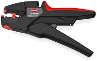 KNIPEX EvoStrip Automatische Abisolierzange, 12 40 200 EAN | PVC & Gummi-Isolation, 0,03 – 10 mm², mit Kabelschneider, Feinjustierung – Ansicht 1
