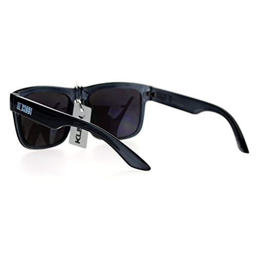 Image of Kush Mens Neon Pop Horn Rim Sport Horned Sunglasses