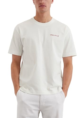 T-shirt en coton biologique Marc O'Polo un haut haut de gamme blanc Egg White taille M