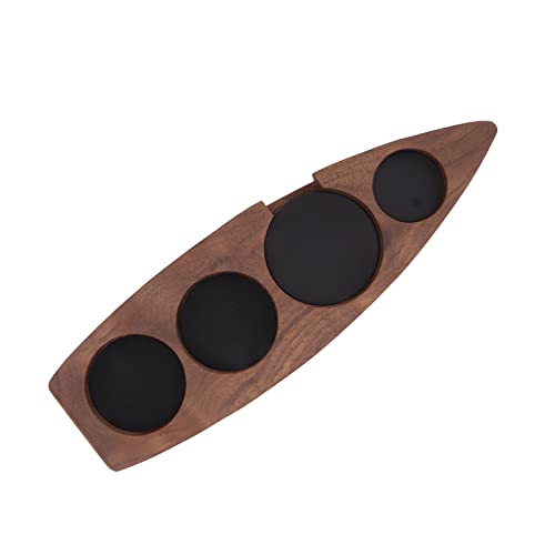 Support presse café 58mm multifonction noyer avec base antidérapante - 6