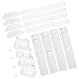 Türmontageset Schlepptür Schleppscharnier Befestigung Halterung für Einbau-Kühlschrank mit dem Originalcode C00312150 für Whirlpool für Bauknecht für Indesit für Ignis 481231019131