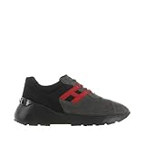 sneakers active one in pelle e nabuk, punta con inserti punzonati, dettagli in nylon, h laterale, fodera in pelle e tessuto, plantare estraibile in memory foam, suola in gomma, made in italy, indicazioni di cura e mantenimento incluse, custodia in tessuto inclusa