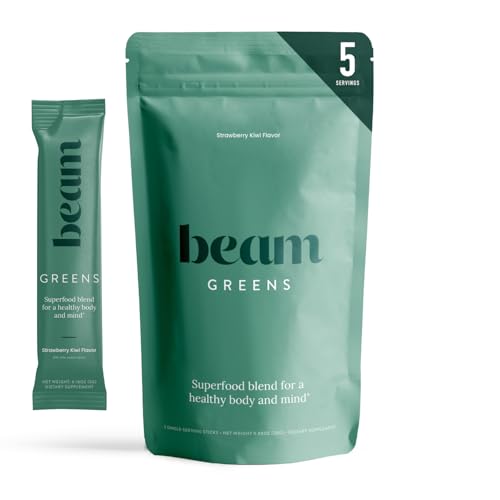 Beam Greens Powder, Greens Superfood Powder, Greens Supplement for Gut Health, Vegan, Non GMO...