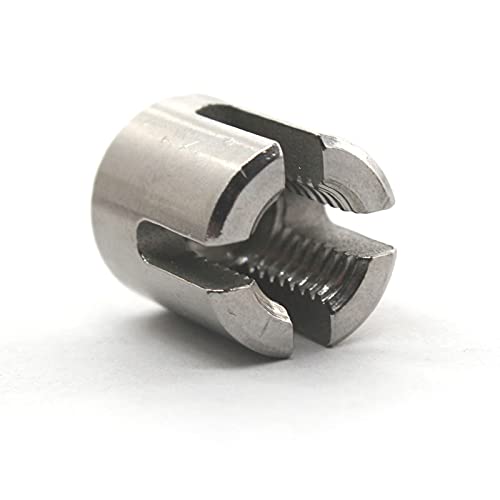 Morsetti per cavi incrociati, M10 x 3 mm, in