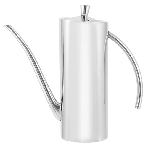 QWORK SUS304 Stainless Steel Olive Oil Dispenser with Drip-Free S...