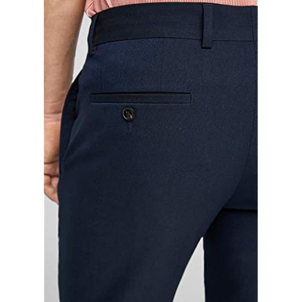 s.Oliver BLACK LABEL Kostymbyxor för män, Blå (Dark Blue 5978), 44 SE