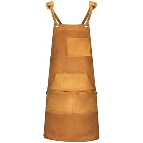 SYWS Heavy Duty Waxed Canvas Gardening Apron Cover