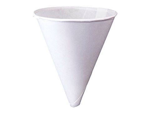 Konie Cups - 10.0KRF Recyclable Paper Cone Funnel, 10 oz Disposable {Tazas de cono de embudo} (1 Pack (125ct))