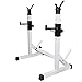 YNSHOP Rastrelliera per Squat Regolabile Panca Retrattile per Uso Domestico Rastrelliera per Bilanciere, Attrezzatura per Il Fitness Domestico Portante 200 kg Gabbia per Lo Squat