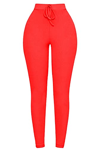 Leggings de cintura alta acanalados para yoga y running urbano en talla 40-42 1