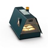 FXNFXLA Incubatrice per Uova con Rotazione Automatica delle Uova E Controllo Dell'umidità, Contiene 10 Uova, Illuminazione a LED, per La Schiusa di Pollo Oca Piccione Quaglia Anatra