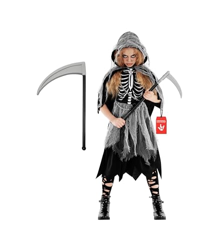 Morph Girl Grim Reaper Costume, Grim Reaper Girl, Scary Girls