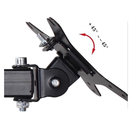 Support double en acier robuste pour écran pc de 10 à 32 pouces orientable
