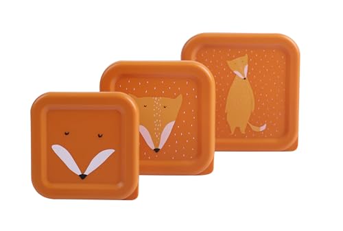 Trixie - Cajas de merienda para niños - 3 piezas (Mr. Fox)