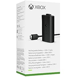 Bateria Portatil Mah Xbox Play y Kit de Carga USB