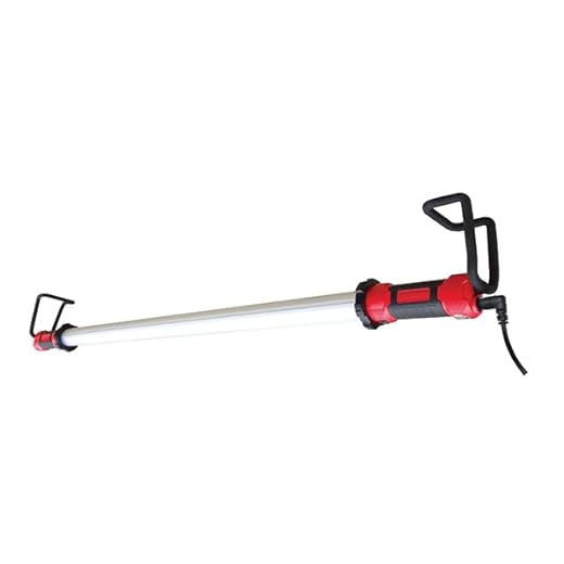 ATD Tools atd-80357 2000 Lumen LED Corded/Cordless Underhood Light with 25' Removable Cord, 1 Pack,red / black / LED,Large