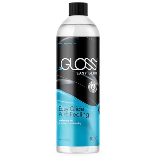 beGLOSS Easy Glide - 1000 ml - Pure Feeling - Slip into Rubber & Latex Garments Fast and Easy with Our Lubricant Dressing Aid