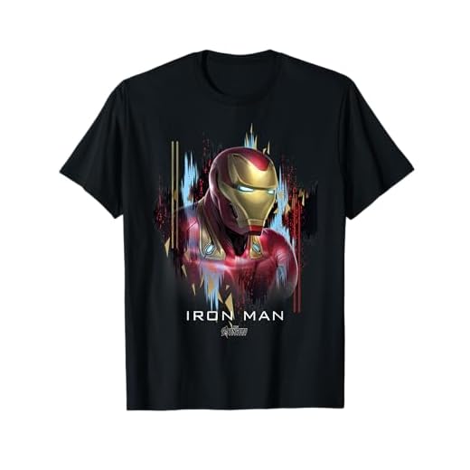 Marvel Avengers Endgame Iron Man Splatter Camiseta