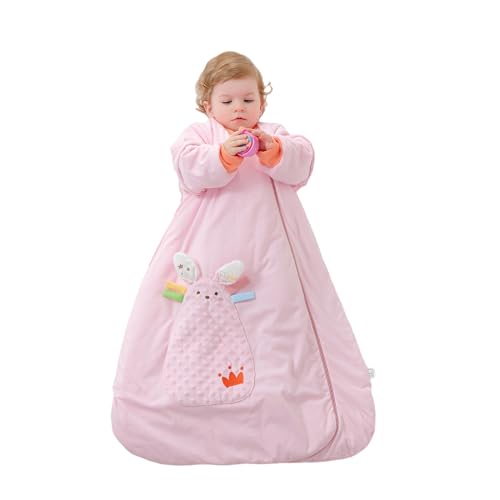 LOVABYLUCK Removable Sleeve Baby Winter Sleep Sack with 2-Way Zipper ...