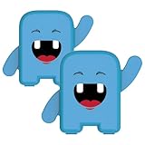 Kit 2 Porta Dentinho de Leite Azul, Organizador de Dente de Leite