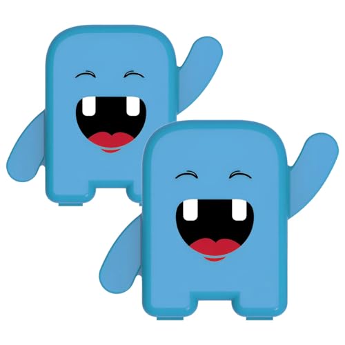 Kit 2 Porta Dentinho de Leite Azul, Organizador de Dente de Leite