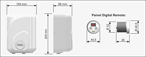 Aquecedor Para Piscina/spa Cardal Branco Pequeno