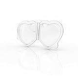 32-Pack Beanie Baby Tag Protectors – Clear Plastic Heart Tag Covers for Ty Hang Tags – Durable Sleeves for Beanie Babies, Boos, Buddies, Classics – Collector’s Tag Shield Case