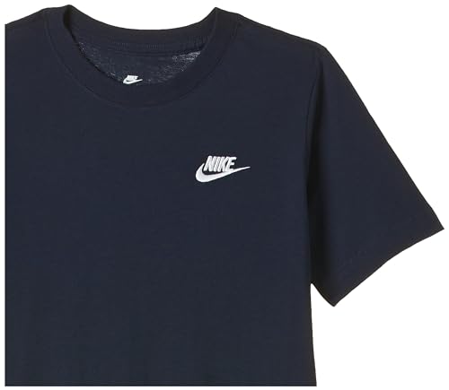Nike B NSW Tee EMB Futura T-Shirt, Obsidian/White